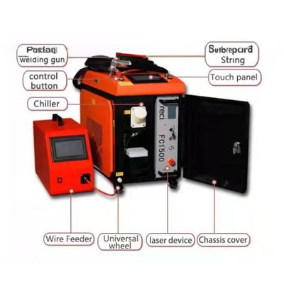 1000w 1500w 2000w 3000w Sellatore laser di metallo a mano